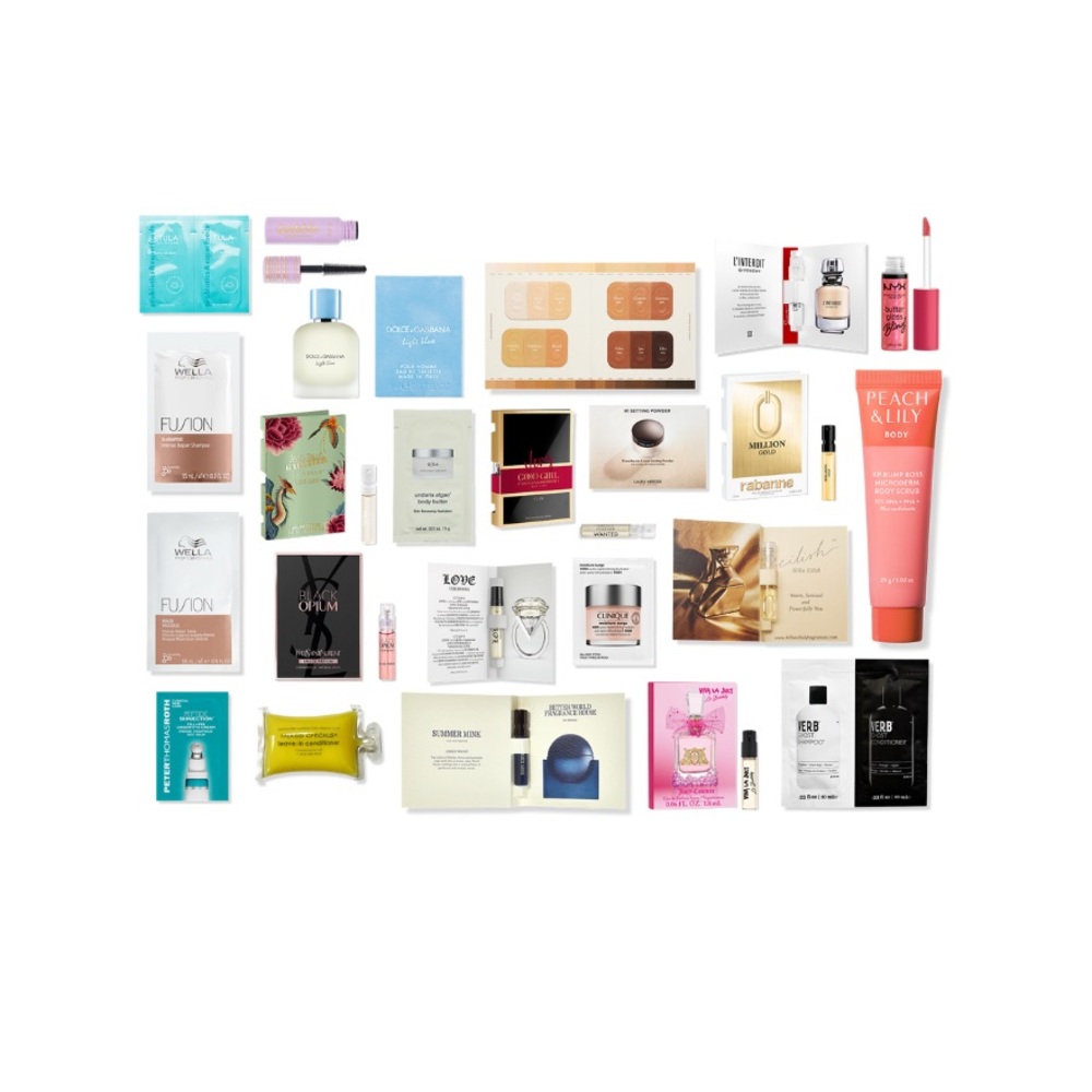 Deluxe mini beauty sample set